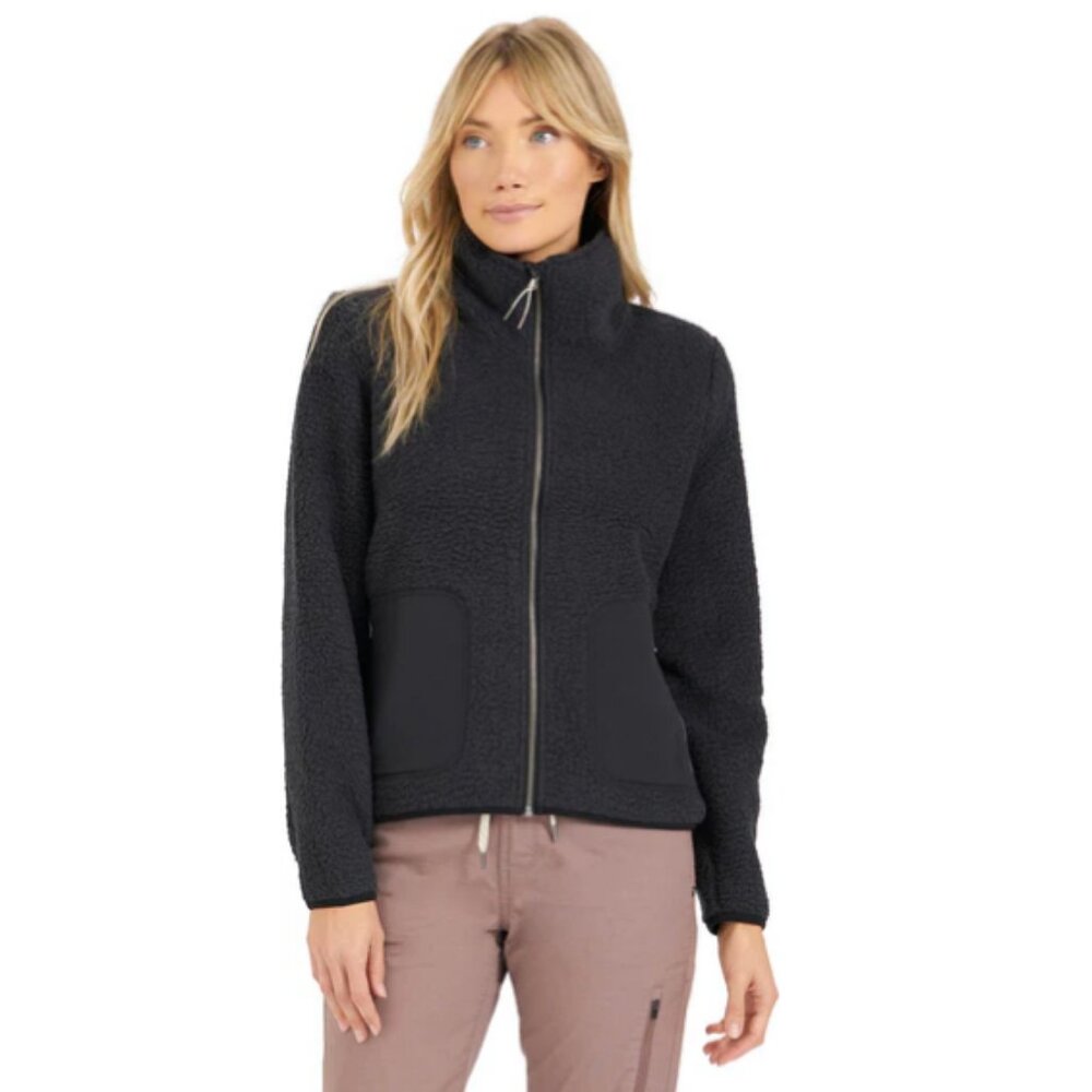 Vuori Alpine Full Zip Sherpa Sweatshirt, Small
